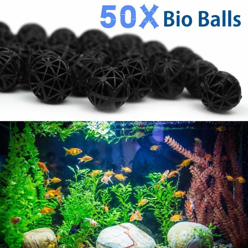Aquarium Marine Fish - 50 Pezzi Sfere Filtranti Bio per