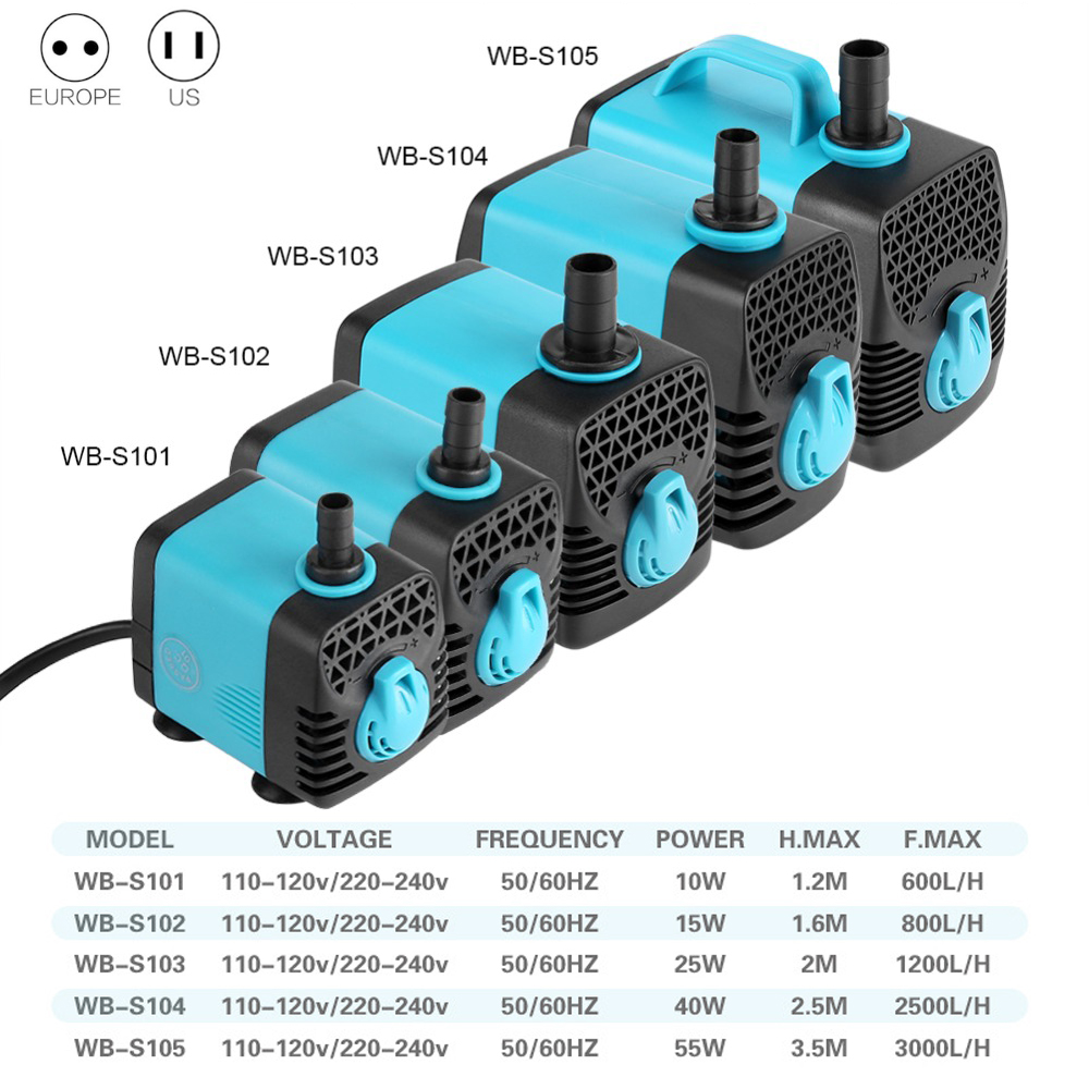 220V pompa ad acqua sommergibi - Aquarium Marine Filter recensione e prezzo