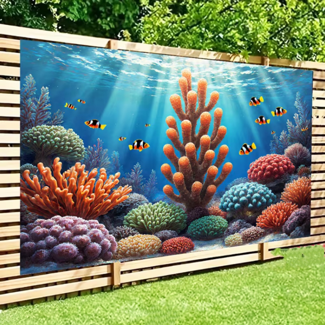 Sfondo Decorativo a Tema Mondo - Aquarium Marine World recensione e prezzo