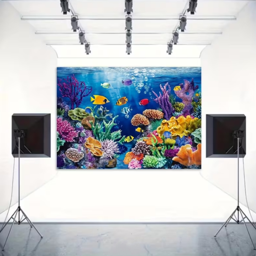 Sfondo Decorativo a Tema Mondo - Aquarium Marine World recensione e prezzo