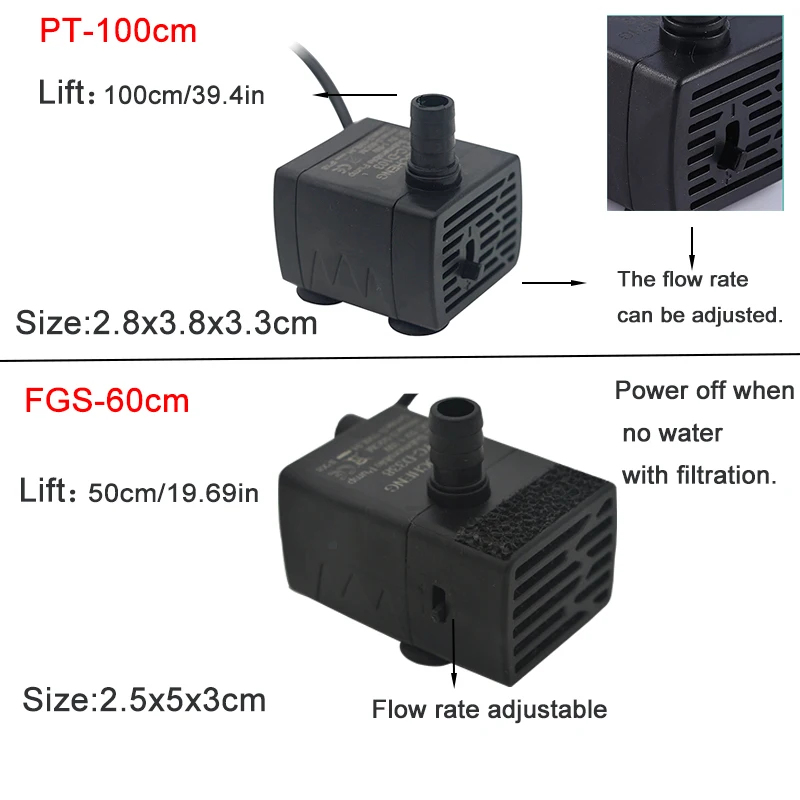 Pompa d'Acqua Sommergibile USB - Aquarium Marine Filter recensione e prezzo