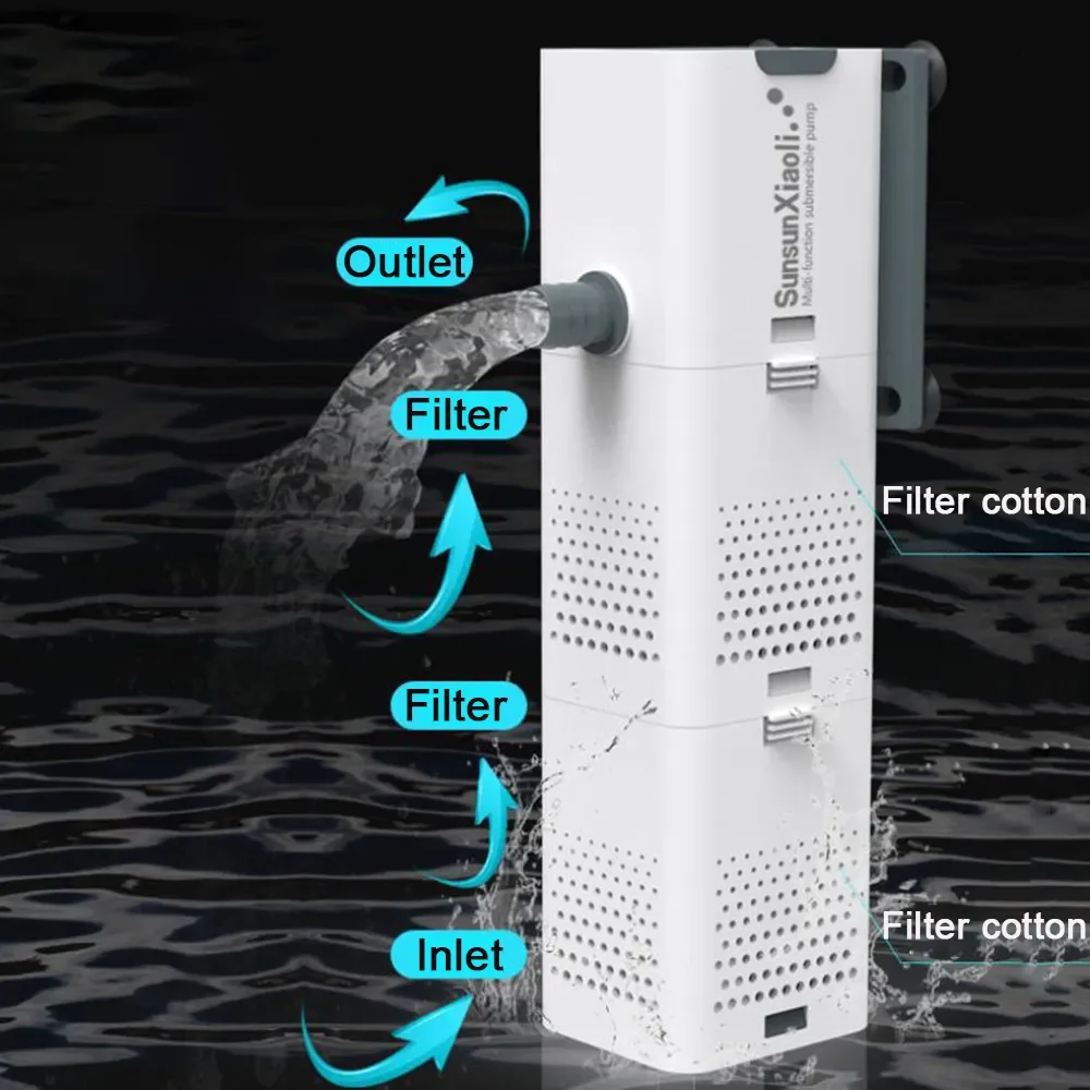 Pompa del filtro dell'acquario - Aquarium Marine Filter recensione e prezzo