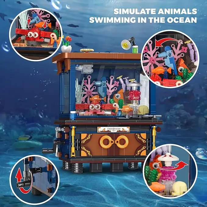 T2153 Kit di Costruzioni Mondo - Aquarium Marine World recensione e prezzo